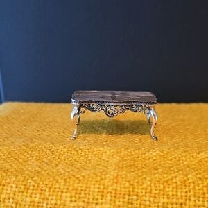 VTG Rare German KUEHN Sterling Silver Mini "dollhouse" Table